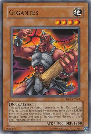 Gigantes (DR2-EN021) - Dark Revelation Volume 2 1st Edition - Ultimate Dark Revelation Volume 2 Yugioh Single Squirtle Squad Card Shop.