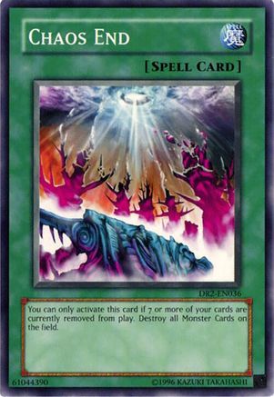 Chaos End (DR2-EN036) - Dark Revelation Volume 2 Unlimited Dark Revelation Volume 2 Yugioh Single Squirtle Squad Card Shop.