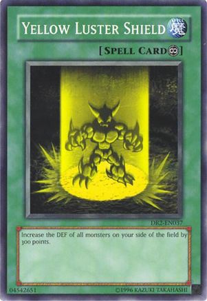 Yellow Luster Shield (DR2-EN037) - Dark Revelation Volume 2 Unlimited Dark Revelation Volume 2 Yugioh Single Squirtle Squad Card Shop.
