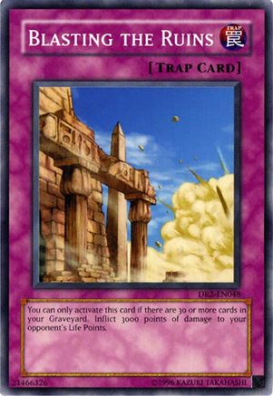 Blasting the Ruins (DR2-EN048) - Dark Revelation Volume 2 Unlimited Dark Revelation Volume 2 Yugioh Single Squirtle Squad Card Shop.