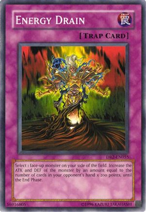 Energy Drain (DR2-EN055) - Dark Revelation Volume 2 Unlimited Dark Revelation Volume 2 Yugioh Single Squirtle Squad Card Shop.