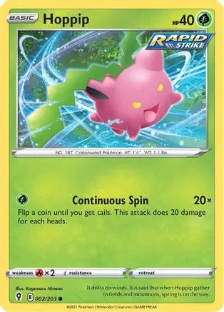 Hoppip 002 SWSH07 Evolving Skies - Common