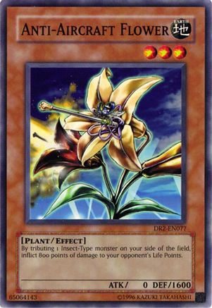 Anti-Aircraft Flower (DR2-EN077) - Dark Revelation Volume 2 Unlimited Dark Revelation Volume 2 Yugioh Single Squirtle Squad Card Shop.