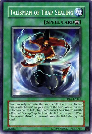 Talisman of Trap Sealing (DR2-EN156) - Dark Revelation Volume 2 Unlimited Dark Revelation Volume 2 Yugioh Single Squirtle Squad Card Shop.