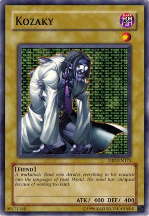 Kozaky (DR2-EN171) - Dark Revelation Volume 2 Unlimited Dark Revelation Volume 2 Yugioh Single Squirtle Squad Card Shop.