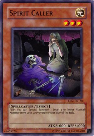 Spirit Caller (DR2-EN188) - Dark Revelation Volume 2 Unlimited Dark Revelation Volume 2 Yugioh Single Squirtle Squad Card Shop.