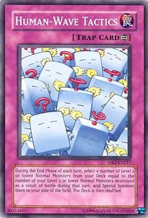Human-Wave Tactics (DR2-EN217) - Dark Revelation Volume 2 Unlimited Dark Revelation Volume 2 Yugioh Single Squirtle Squad Card Shop.