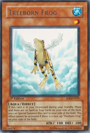 Treeborn Frog (SOI-EN025) - Shadow of Infinity Unlimited Shadow of Infinity Yugioh Single Squirtle Squad Card Shop.