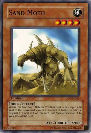 Sand Moth (SOI-EN032) - Shadow of Infinity Unlimited Shadow of Infinity Yugioh Single Squirtle Squad Card Shop.