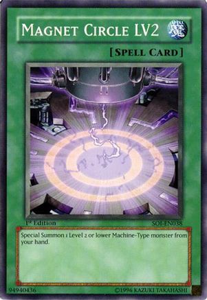 Magnet Circle LV2 (SOI-EN038) - Shadow of Infinity 1st Edition Shadow of Infinity Yugioh Single Squirtle Squad Card Shop.