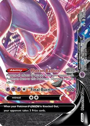 Sword & Shield - Promo Cards - Mewtwo V-UNION SWSH162