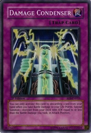 Damage Condenser (SOI-EN052) - Shadow of Infinity Unlimited Shadow of Infinity Yugioh Single Squirtle Squad Card Shop.