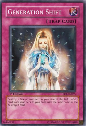Generation Shift (SOI-EN055) - Shadow of Infinity 1st Edition Shadow of Infinity Yugioh Single Squirtle Squad Card Shop.