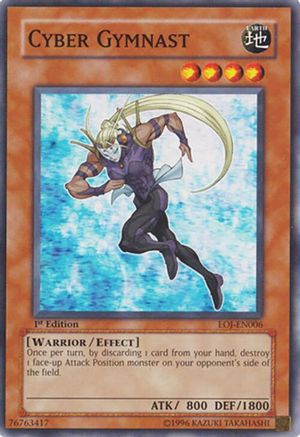 Cyber Gymnast (EOJ-EN006) - Enemy of Justice 1st Edition Enemy of Justice Yugioh Single Squirtle Squad Card Shop.