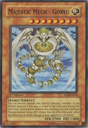 Majestic Mech - Goryu (EOJ-EN016) - Enemy of Justice 1st Edition Enemy of Justice Yugioh Single Squirtle Squad Card Shop.