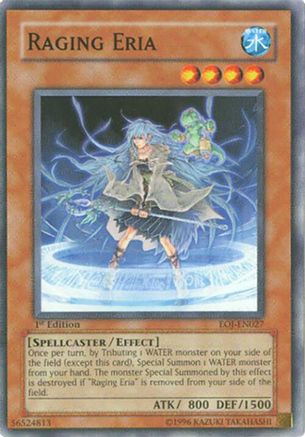 Raging Eria (EOJ-EN027) - Enemy of Justice 1st Edition Enemy of Justice Yugioh Single Squirtle Squad Card Shop.