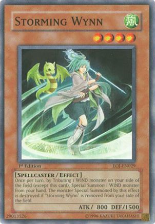 Storming Wynn (EOJ-EN029) - Enemy of Justice Unlimited Enemy of Justice Yugioh Single Squirtle Squad Card Shop.