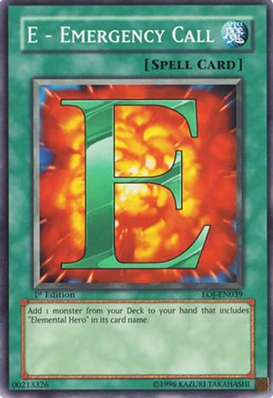 E - Emergency Call (EOJ-EN039) - Enemy of Justice Unlimited Enemy of Justice Yugioh Single Squirtle Squad Card Shop.
