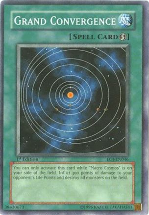 Grand Convergence (EOJ-EN046) - Enemy of Justice 1st Edition Enemy of Justice Yugioh Single Squirtle Squad Card Shop.