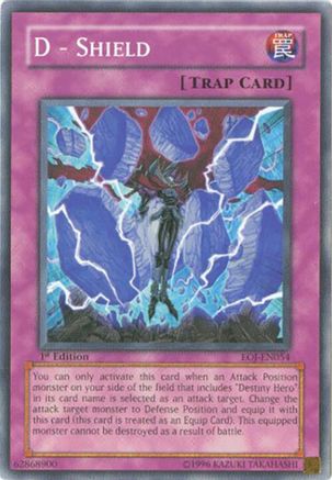 D - Shield (EOJ-EN054) - Enemy of Justice Unlimited Enemy of Justice Yugioh Single Squirtle Squad Card Shop.