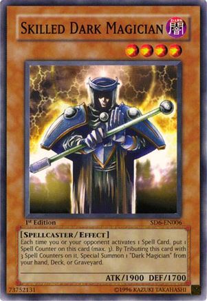 Skilled Dark Magician (SD6-EN006) - Structure Deck: Spellcaster's Judgment Unlimited Structure Deck: Spellcaster's Judgment Yugioh Single Squirtle Squad Card Shop.