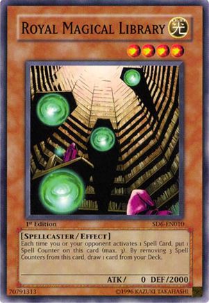 Royal Magical Library (SD6-EN010) - Structure Deck: Spellcaster's Judgment Unlimited Structure Deck: Spellcaster's Judgment Yugioh Single Squirtle Squad Card Shop.