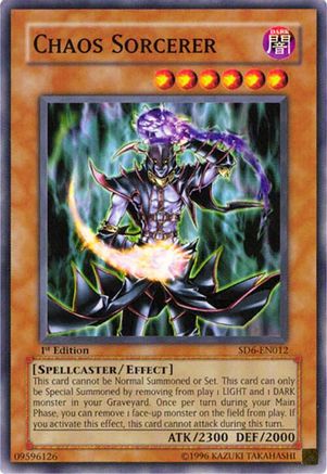 Chaos Sorcerer (SD6-EN012) - Structure Deck: Spellcaster's Judgment 1st Edition Structure Deck: Spellcaster's Judgment Yugioh Single Squirtle Squad Card Shop.