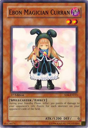 Ebon Magician Curran (SD6-EN015) - Structure Deck: Spellcaster's Judgment 1st Edition Structure Deck: Spellcaster's Judgment Yugioh Single Squirtle Squad Card Shop.