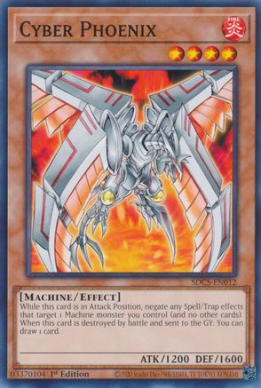 Cyber Phoenix (SDCS-EN012) - Structure Deck: Cyber Strike Unlimited Structure Deck: Cyber Strike Yugioh Single Squirtle Squad Card Shop.