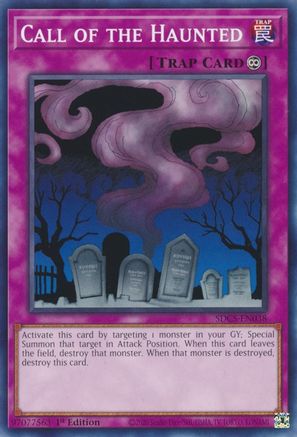 Call of the Haunted (SDCS-EN038) - Structure Deck: Cyber Strike Unlimited Structure Deck: Cyber Strike Yugioh Single Squirtle Squad Card Shop.