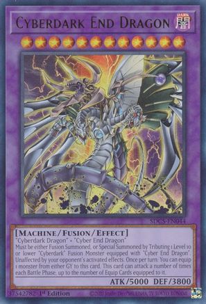 Cyberdark End Dragon (SDCS-EN044) - Structure Deck: Cyber Strike Unlimited Structure Deck: Cyber Strike Yugioh Single Squirtle Squad Card Shop.