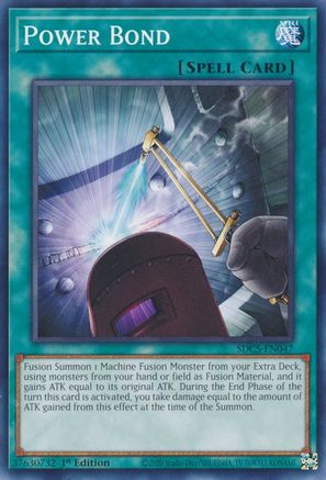 Power Bond (SDCS-EN047) - Structure Deck: Cyber Strike 1st Edition Structure Deck: Cyber Strike Yugioh Single Squirtle Squad Card Shop.
