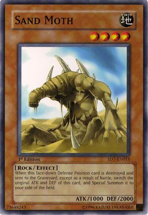 Sand Moth (SD7-EN015) - Structure Deck: Invincible Fortress Unlimited Structure Deck: Invincible Fortress Yugioh Single Squirtle Squad Card Shop.