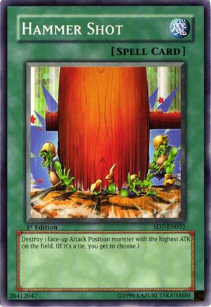 Hammer Shot (SD7-EN022) - Structure Deck: Invincible Fortress Unlimited Structure Deck: Invincible Fortress Yugioh Single Squirtle Squad Card Shop.