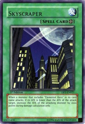 Skyscraper (DP1-EN021) - Duelist Pack 1: Jaden Yuki Unlimited Duelist Pack 1: Jaden Yuki Yugioh Single Squirtle Squad Card Shop.