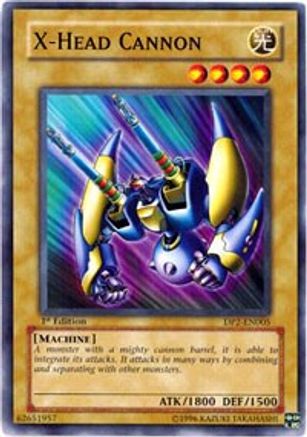 X-Head Cannon (DP2-EN005) - Duelist Pack 2: Chazz Princeton 1st Edition Duelist Pack 2: Chazz Princeton Yugioh Single Squirtle Squad Card Shop.