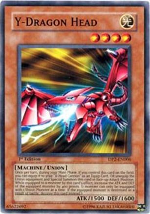 Y-Dragon Head (DP2-EN006) - Duelist Pack 2: Chazz Princeton Unlimited Duelist Pack 2: Chazz Princeton Yugioh Single Squirtle Squad Card Shop.