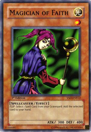 Magician of Faith (YSD-EN012) - Starter Deck 2006 Unlimited Starter Deck 2006 Yugioh Single Squirtle Squad Card Shop.