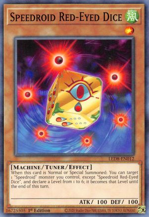 Speedroid Red-Eyed Dice (LED8-EN012) - Legendary Duelists: Synchro Storm 1st Edition Legendary Duelists: Synchro Storm Yugioh Single Squirtle Squad Card Shop.