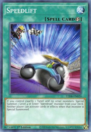 Speedlift (LED8-EN020) - Legendary Duelists: Synchro Storm 1st Edition Legendary Duelists: Synchro Storm Yugioh Single Squirtle Squad Card Shop.