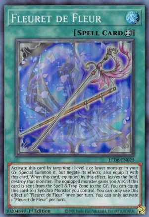 Fleuret de Fleur (LED8-EN025) - Legendary Duelists: Synchro Storm 1st Edition Legendary Duelists: Synchro Storm Yugioh Single Squirtle Squad Card Shop.