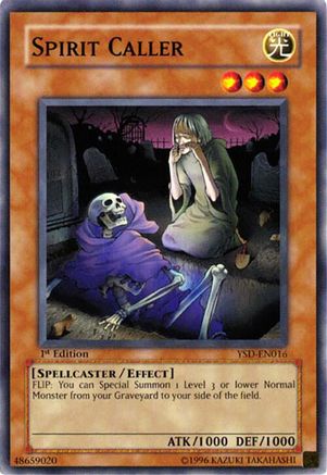 Spirit Caller (YSD-EN016) - Starter Deck 2006 Unlimited Starter Deck 2006 Yugioh Single Squirtle Squad Card Shop.