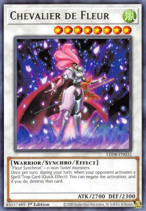 Chevalier de Fleur (LED8-EN032) - Legendary Duelists: Synchro Storm 1st Edition Legendary Duelists: Synchro Storm Yugioh Single Squirtle Squad Card Shop.
