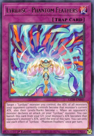 Lyrilusc - Phantom Feathers (LED8-EN041) - Legendary Duelists: Synchro Storm 1st Edition Legendary Duelists: Synchro Storm Yugioh Single Squirtle Squad Card Shop.