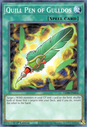 Quill Pen of Gulldos (LED8-EN056) - Legendary Duelists: Synchro Storm 1st Edition Legendary Duelists: Synchro Storm Yugioh Single Squirtle Squad Card Shop.