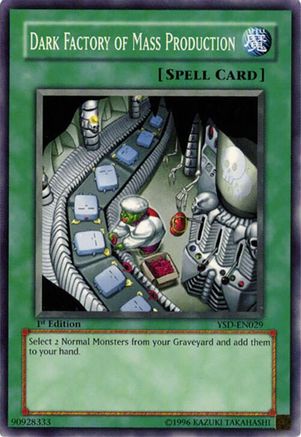 Dark Factory of Mass Production (YSD-EN029) - Starter Deck 2006 Unlimited Starter Deck 2006 Yugioh Single Squirtle Squad Card Shop.