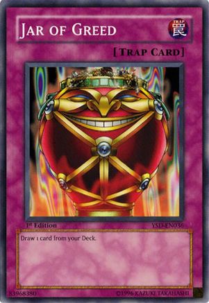 Jar of Greed (YSD-EN036) - Starter Deck 2006 1st Edition Starter Deck 2006 Yugioh Single Squirtle Squad Card Shop.
