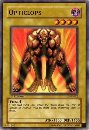 Opticlops (SKE-012) - Starter Deck: Kaiba Evolution 1st Edition Starter Deck: Kaiba Evolution Yugioh Single Squirtle Squad Card Shop.