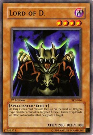 Lord of D. (SKE-016) - Starter Deck: Kaiba Evolution 1st Edition Starter Deck: Kaiba Evolution Yugioh Single Squirtle Squad Card Shop.