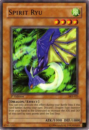 Spirit Ryu (SKE-023) - Starter Deck: Kaiba Evolution Unlimited Starter Deck: Kaiba Evolution Yugioh Single Squirtle Squad Card Shop.